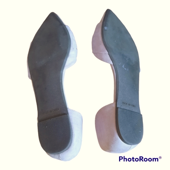 Report Birthday Cake Blush Suede Bow Flats - Picture 3 of 7